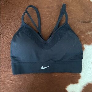 Nike Black Sports Bra Medium Support Moisture-Wicking